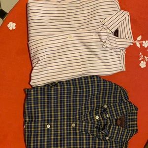 Brooks Brothers Shirts Boys Size Medium - Bundle of 2 shirts